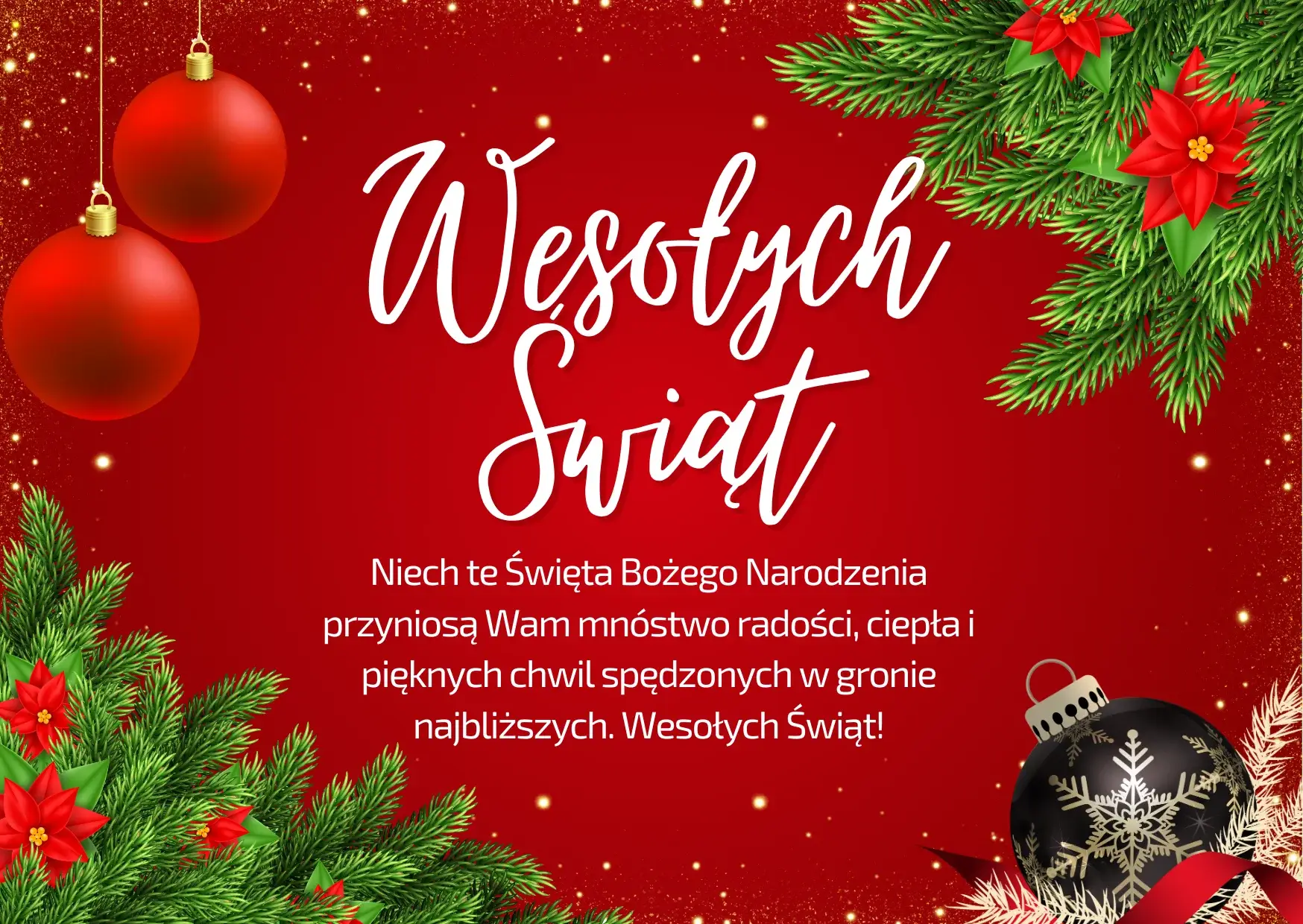 Wesołych Świąt Bożego Narodzenia